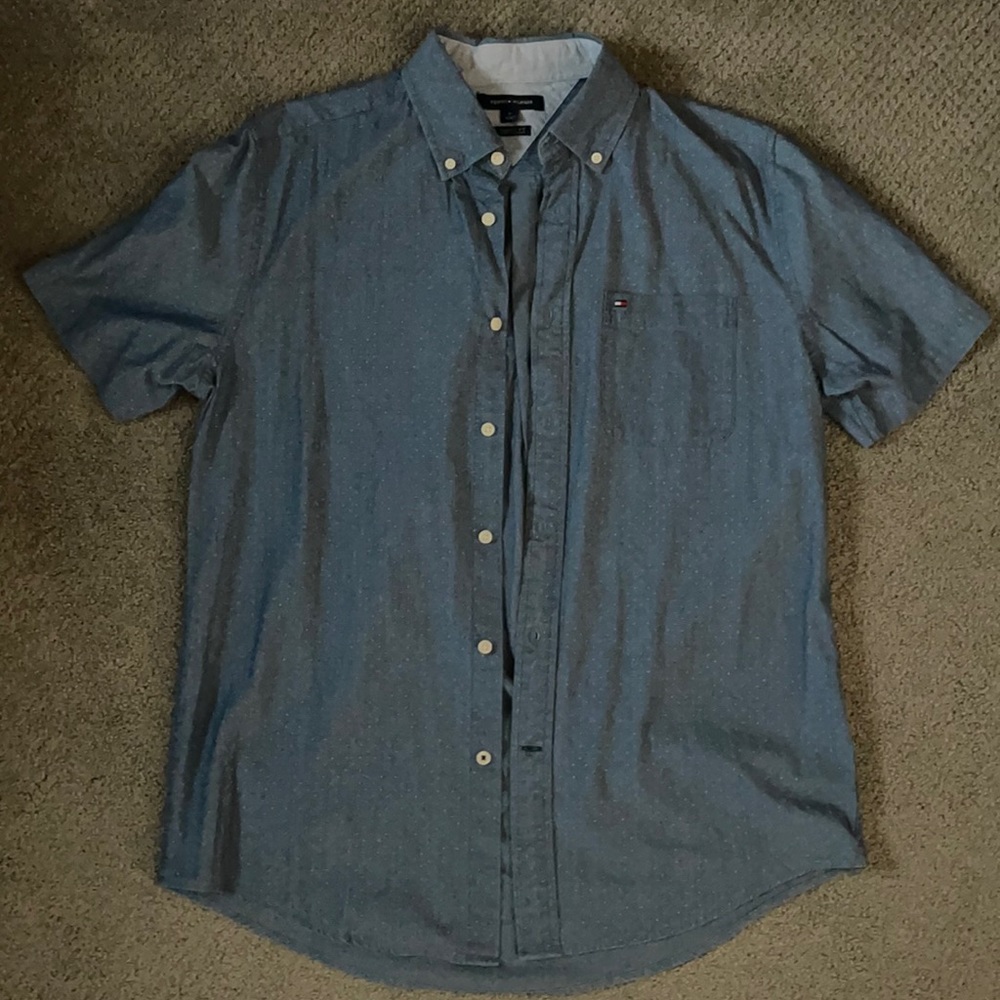 Men’s short sleeve button down shirt